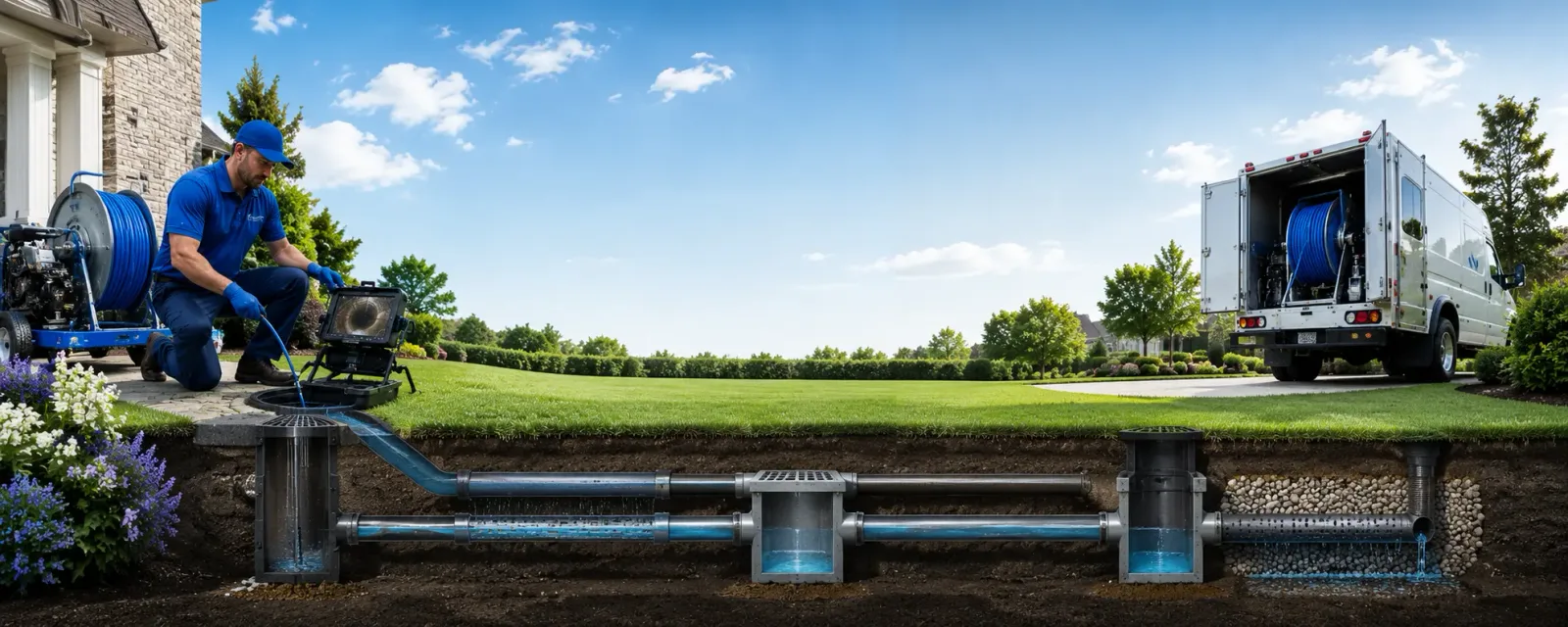 Outdoor drain cleaning information for Topsham, VT